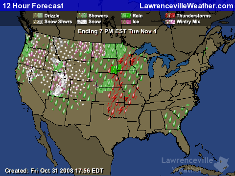 Election Day Weather Forecast