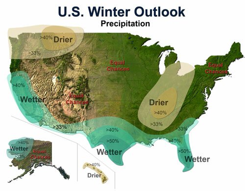 Winter 200-2010 Precipitation Forecast Winter 200-2010 Precipitation Forecast