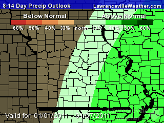 8-14 Day Precipitation Outlook