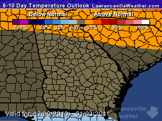6-10 Day Temperature Outlook